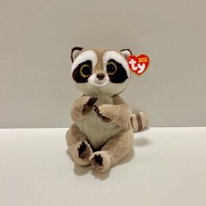 Ty Beanie Baby Bellies Petey Raccoon (6 Inch) NWT